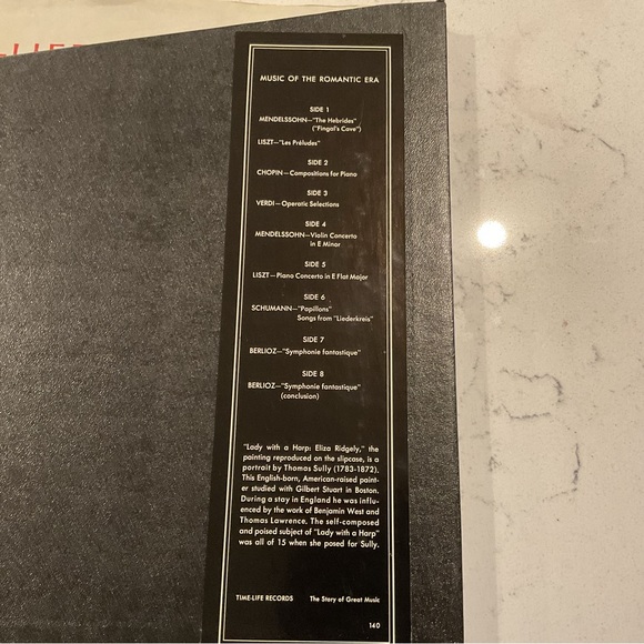 Records Four 33-1/3 RPM Berlioz, Chopin, Liszt, Mendelssohn, Schumann. - Picture 6 of 7